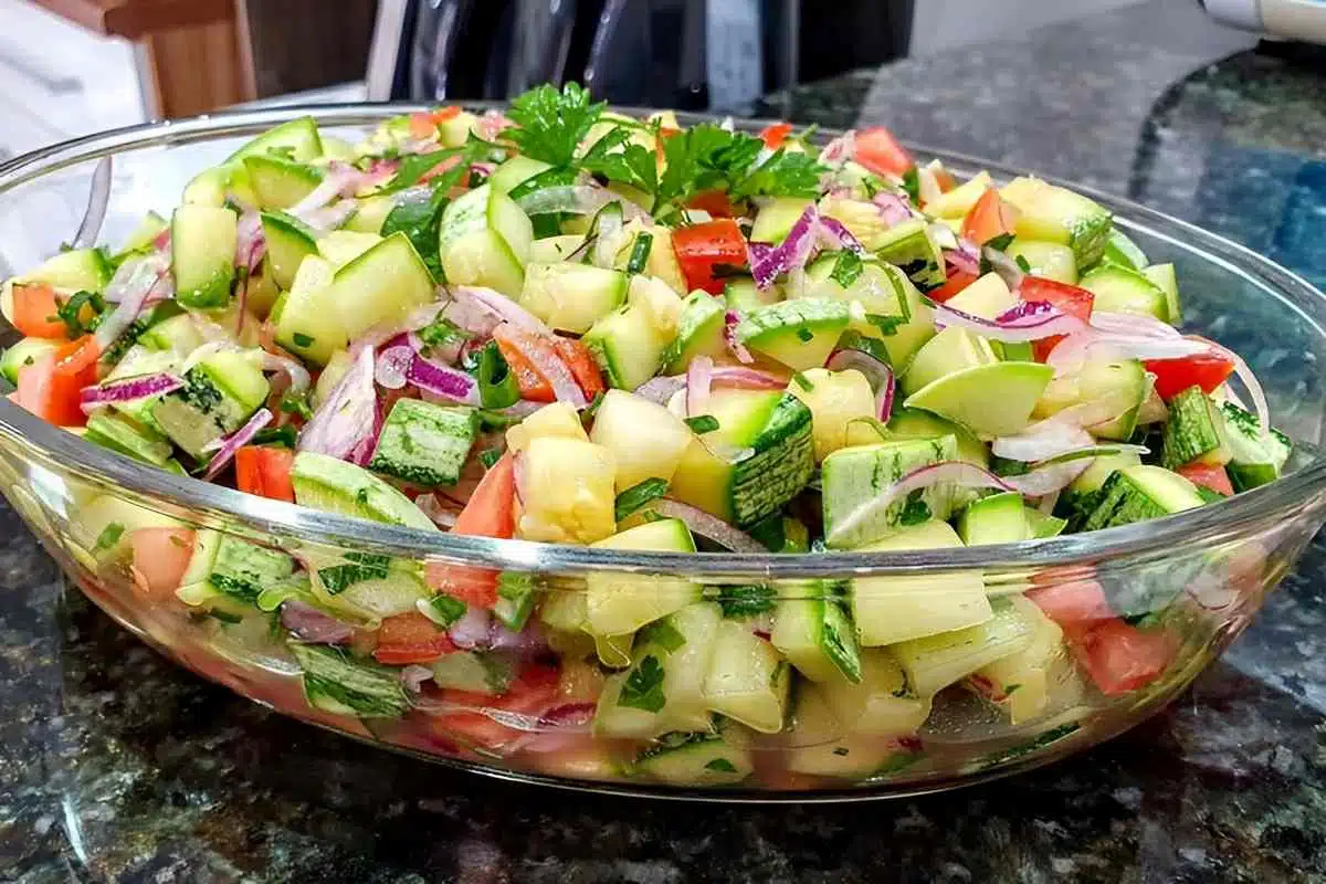 Salada de abobrinha