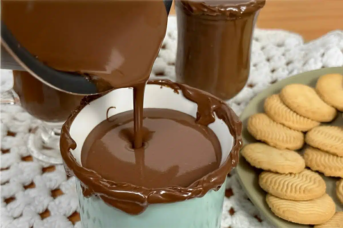 Chocolate quente caseiro