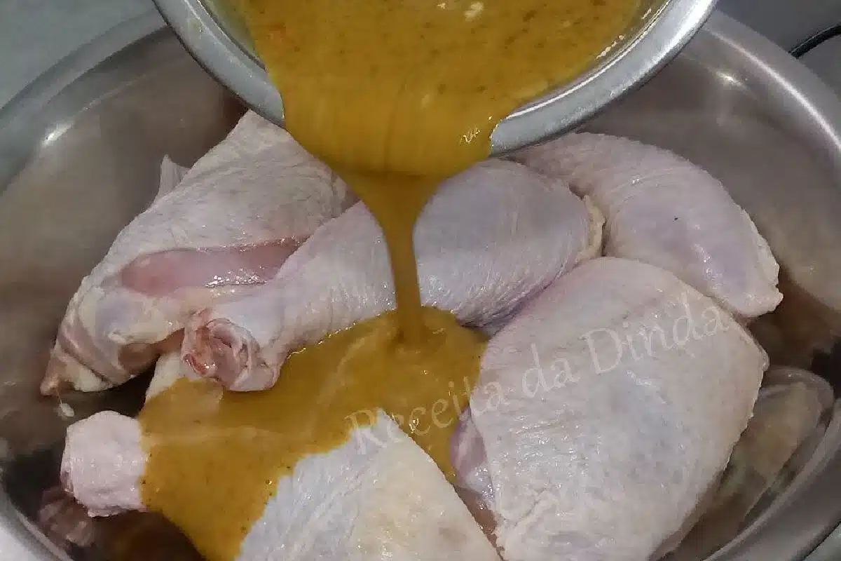 Frango assado de padaria