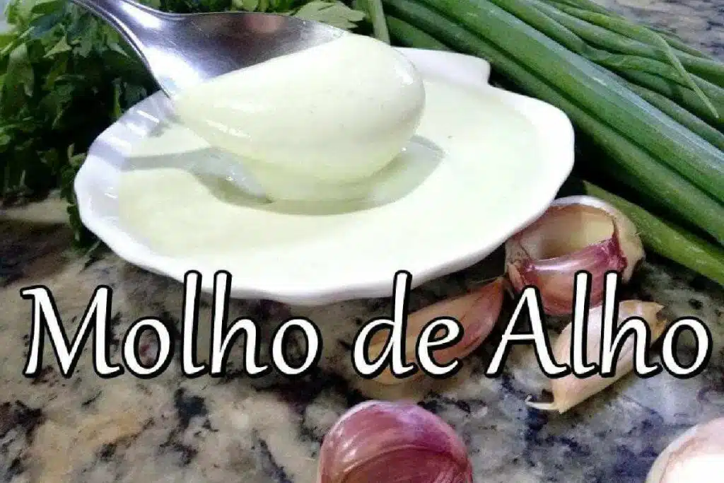 Molho de alho caseiro