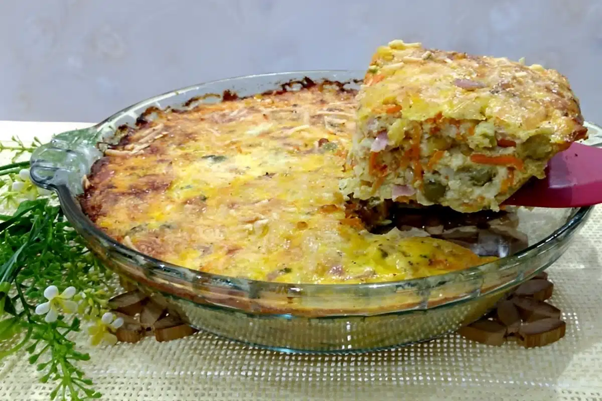 Omelete de forno completo